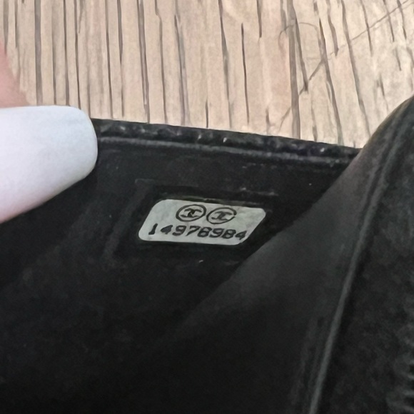 CHANEL BLACK WALLET ON CHAIN WITH CAVIAR LEATHER - Picture 11 of 13